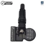 Black alloy valve for replacement TPMS sensor