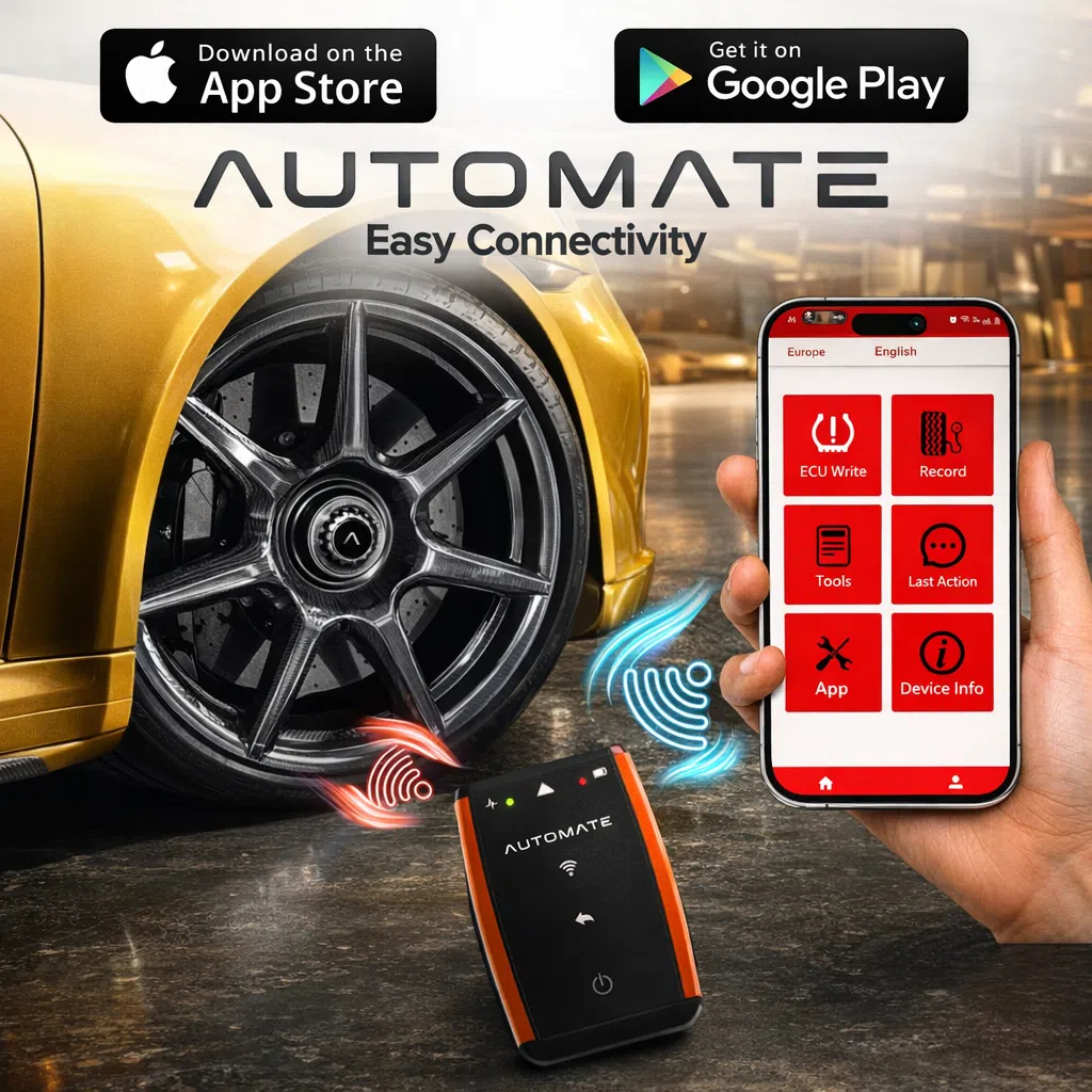 Bluetooth TPMS programming tool interface