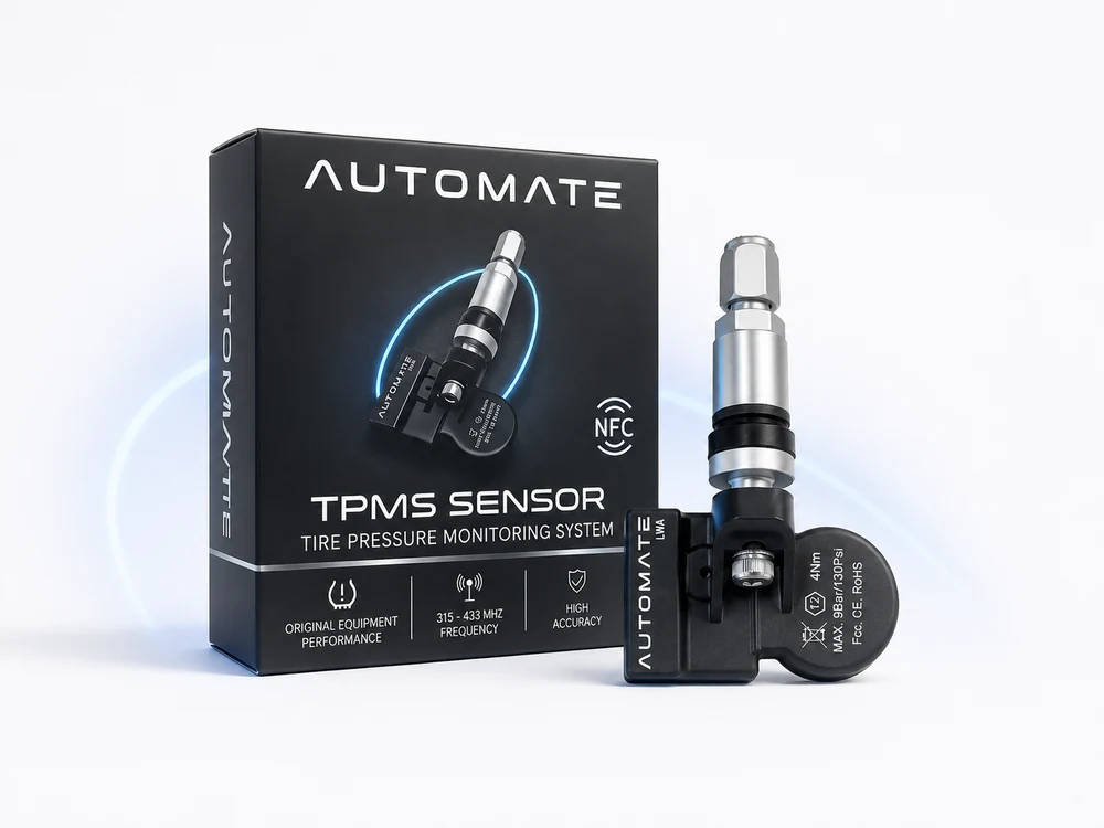 AUTOMATE TPMS sensor with retail packaging
